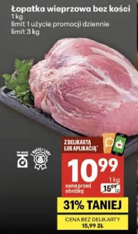 Łopatka wieprzowa bez kości