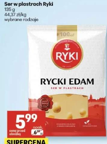 Ser w plastrach Ryki Edam