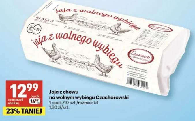 Jaja z chowu na wolnym wybiegu