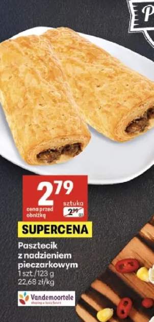 Pasztecik z nadzieniem pieczarkowym