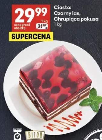 Ciasto czarny las, chrupiąca pokusa