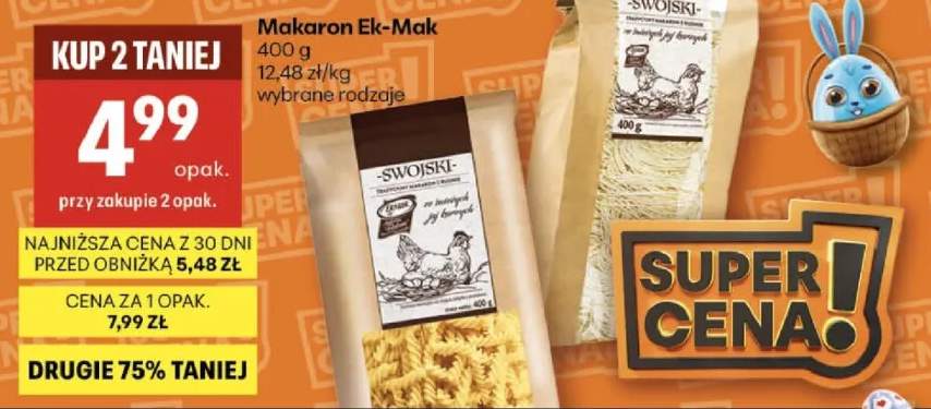 Makaron wybrane rodzaje