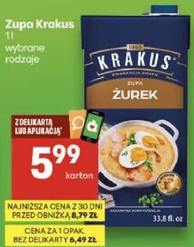 Zupa Krakus wybrane rodzaje