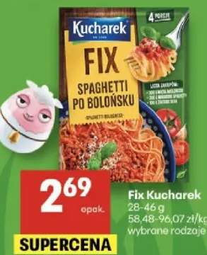 Fix Kucharek Spaghetti po bolońsku wybrane rodzaje