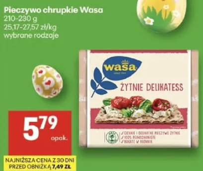 Pieczywo chrupkie żytnie delikatess