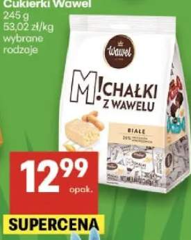 Cukierki michałki z wawelu białe