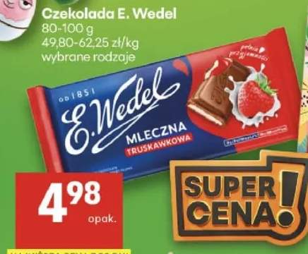 Czekolada mleczna truskawkowa