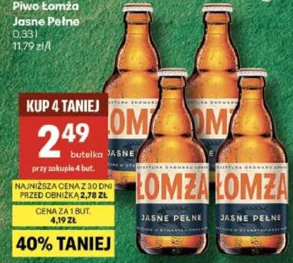 Piwo Łomża Jasne Pełne