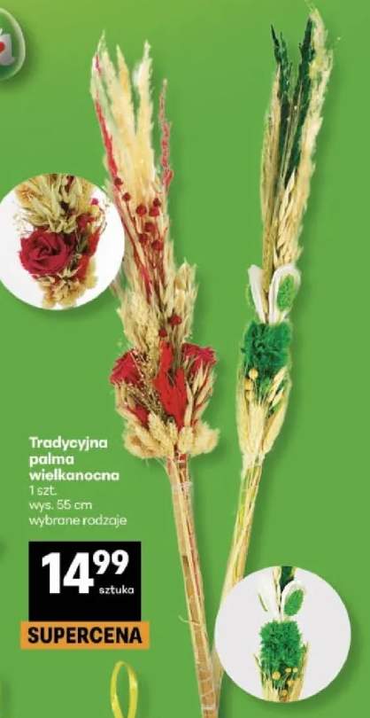 Tradycyjna palma wielkanocna wybrane rodzaje