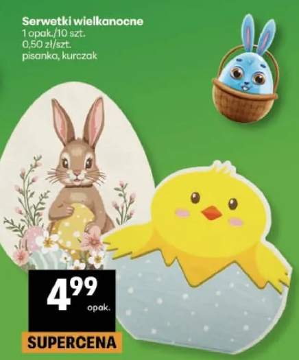 Serwetki wielkanocne pisanka, kurczak