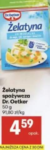 Żelatyna spożywcza