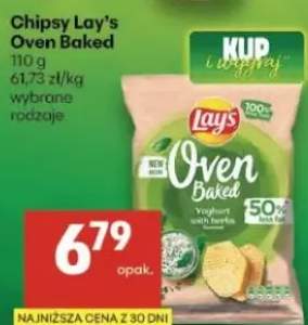 Chipsy Lay's Oven Baked wybrane rodzaje
