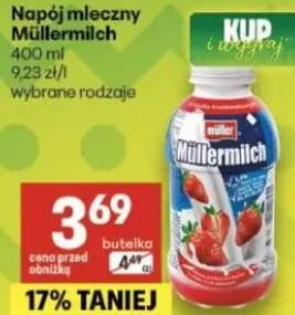 Napój mleczny Müllermilch wybrane rodzaje