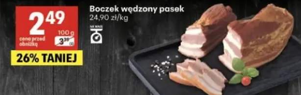 Boczek wędzony pasek