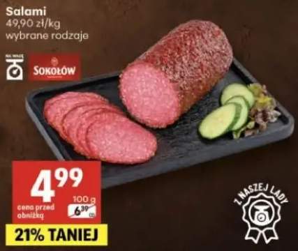 Salami wybrane rodzaje