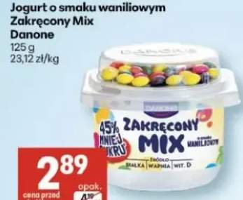 Jogurt o smaku waniliowym Zakręcony Mix