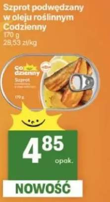 Szprot podwędzany w oleju roślinnym