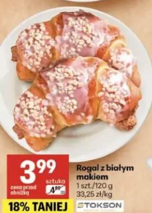 Rogal z białym makiem