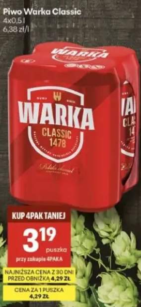 Piwo Warka Classic