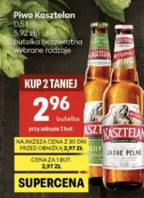 Piwo butelka bezwrotna wybrane rodzaje