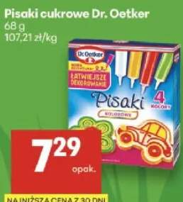 Pisaki cukrowe Dr. Oetker