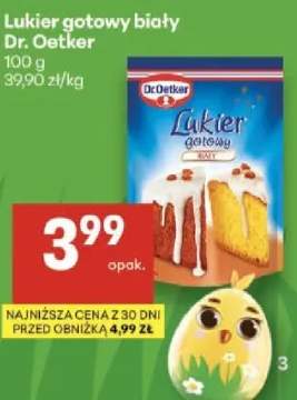 Lukier gotowy biały Dr. Oetker