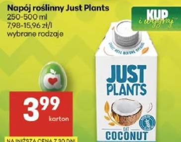 Napój roślinny wybrane rodzaje