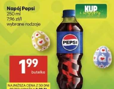 Napój Pepsi wybrane rodzaje