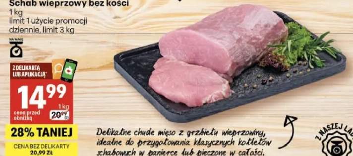 Schab wieprzowy bez kości