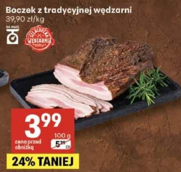 Boczek z tradycyjnej wędzarni