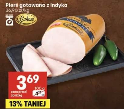 Pierś gotowana z indyka