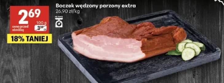 Boczek wędzony parzony extra