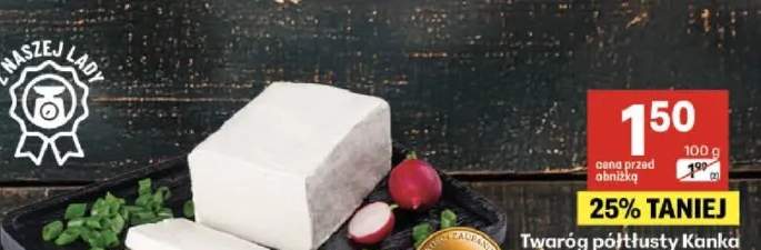 Twaróg półtłusty Kanka