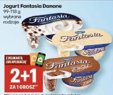 Jogurt Fantasia różne rodzaje