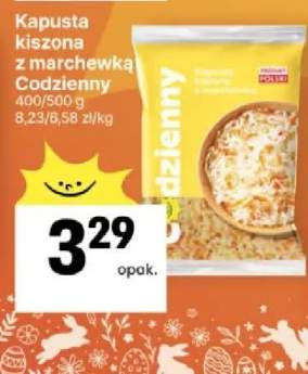 Kapusta kiszona z marchewką