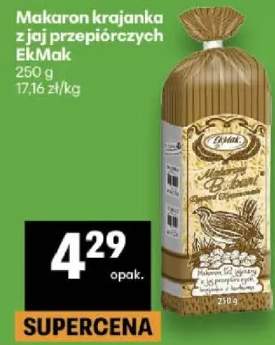 Makaron krajanka z jaj przepiórczych