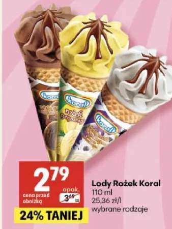 Lody Rożek Koral