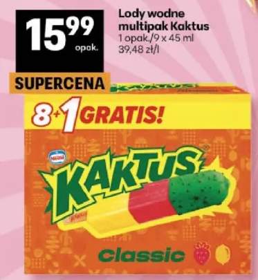 Lody wodne multipak Kaktus