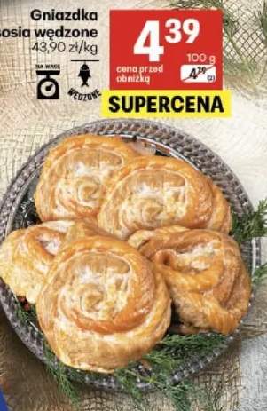 Gniazdka z łososia wędzone