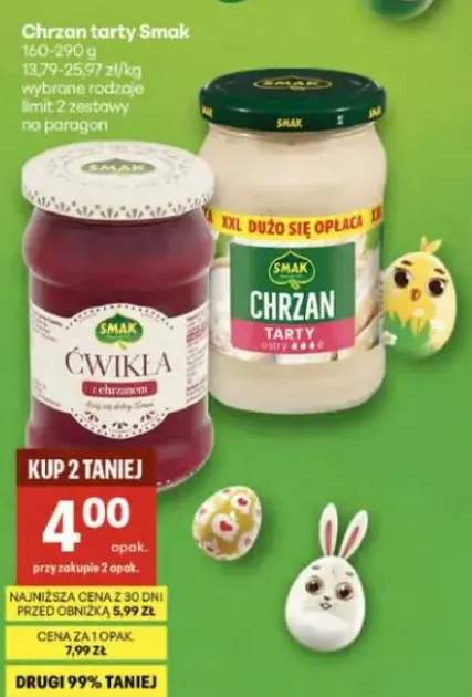 Chrzan tarty wybrane rodzaje