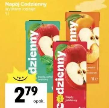 Napój w kartonie owocze jabłko brzoskwinia