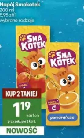 Napój Smakotek pomarańcza