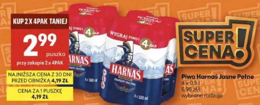 Piwo Harnaś jasne pełne