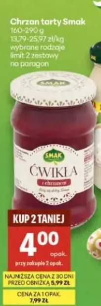 Ćwikła z chrzanem, chrzan