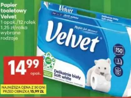 Papier toaletowy Velvet