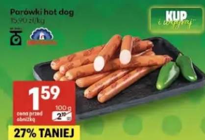 Parówki hot dog