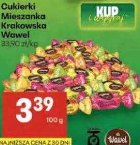 Cukierki Mieszanka Krakowska Wawel 14,90zł/kg