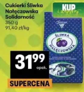 Cukierki Śliwka Nałęczowska Solidarność 350g 91,40zł/kg