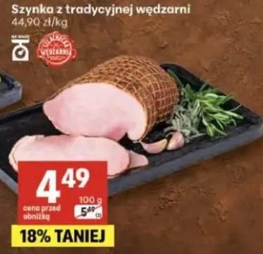Szynka z tradycyjnej wędzarni
