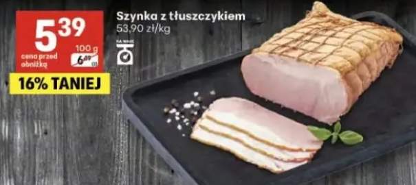 Szynka z tłuszczkiem